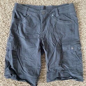 Gray Cargo Shorts